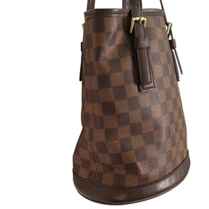 LOUIS VUITTON ルイヴィトン  M42240　ダミエ　マレ レザー ハンドバッグ ブラウン A-7416