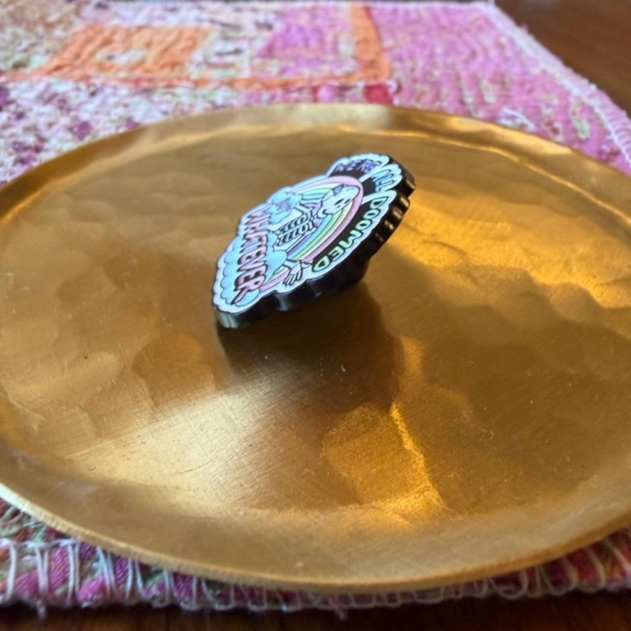 TOPANGA Jewelry　pin brooch　BUT WHATEVER　ピンブローチ　プレゼント　ギフト　