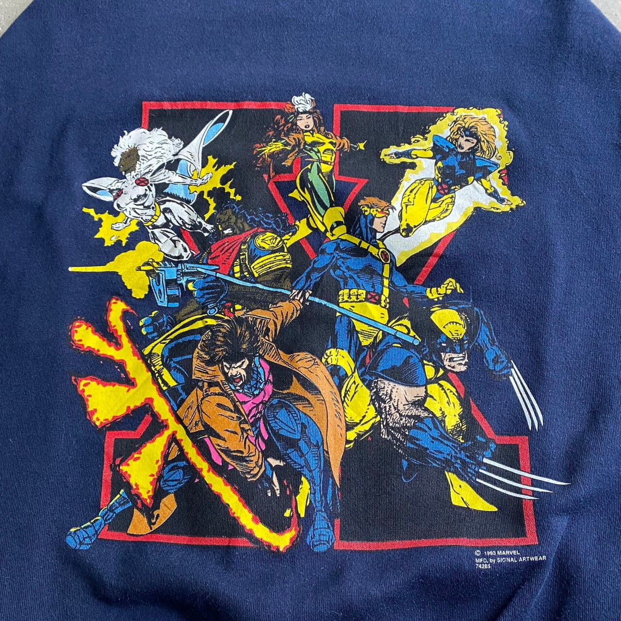 USA製 90年代 X-MEN MARVEL エックスメン キャラクタープリント