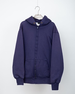 "CAMBER" fade thermal linear zip hoodie (Made In USA)