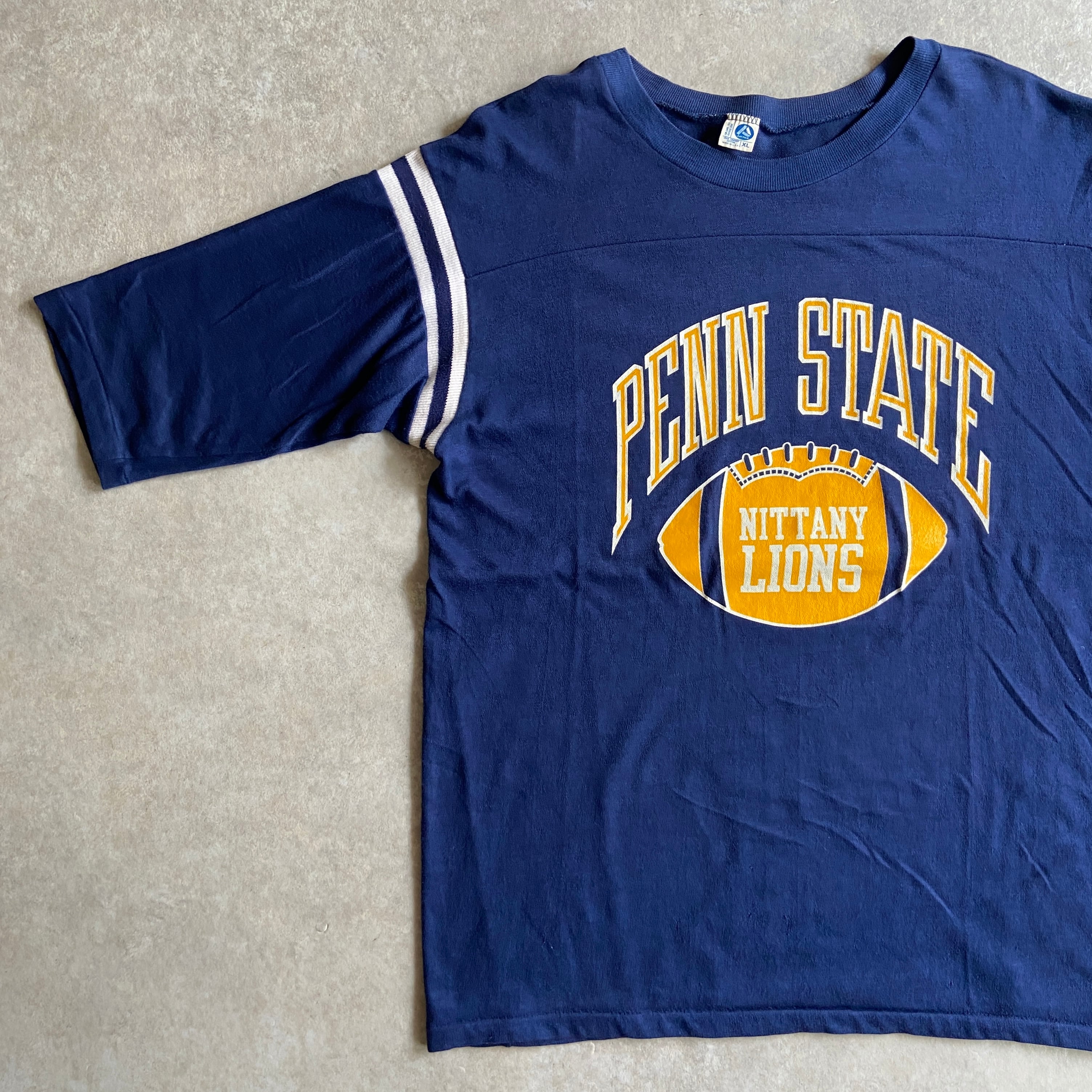 1970s ARTEX Football Tee XL Made in USA H497