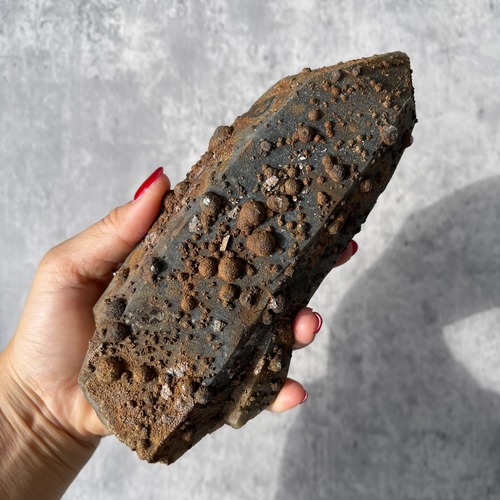 マラウィ産【スモーキークォーツ】フェルドスパー共生｜鉱物 天然石 パワーストーン