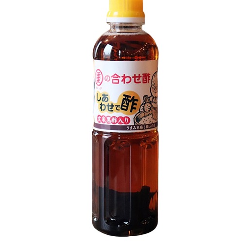 根こんぶ入り黒酢合わせ酢『しあわせで酢』 500ml