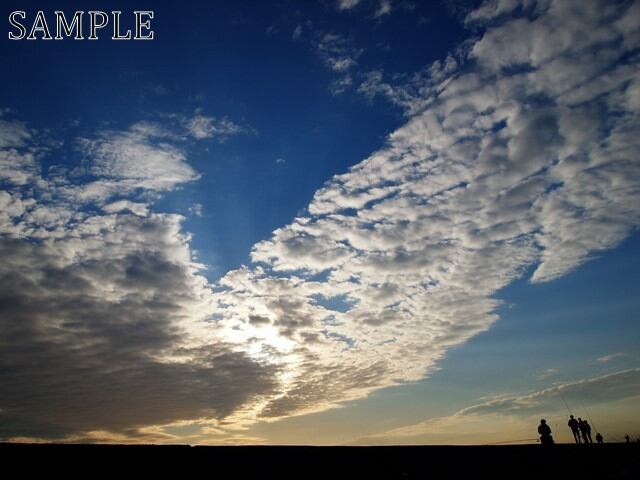 武庫川一文字　夕景　JPEG