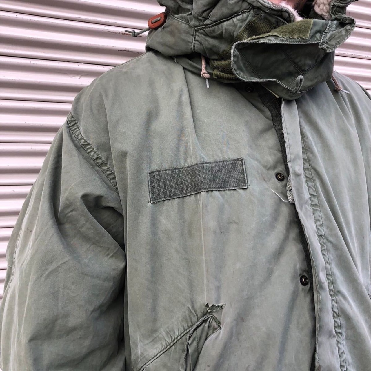 70s 完品 フルセット 米軍 実物 US ARMY M-65 フィッシュテール 