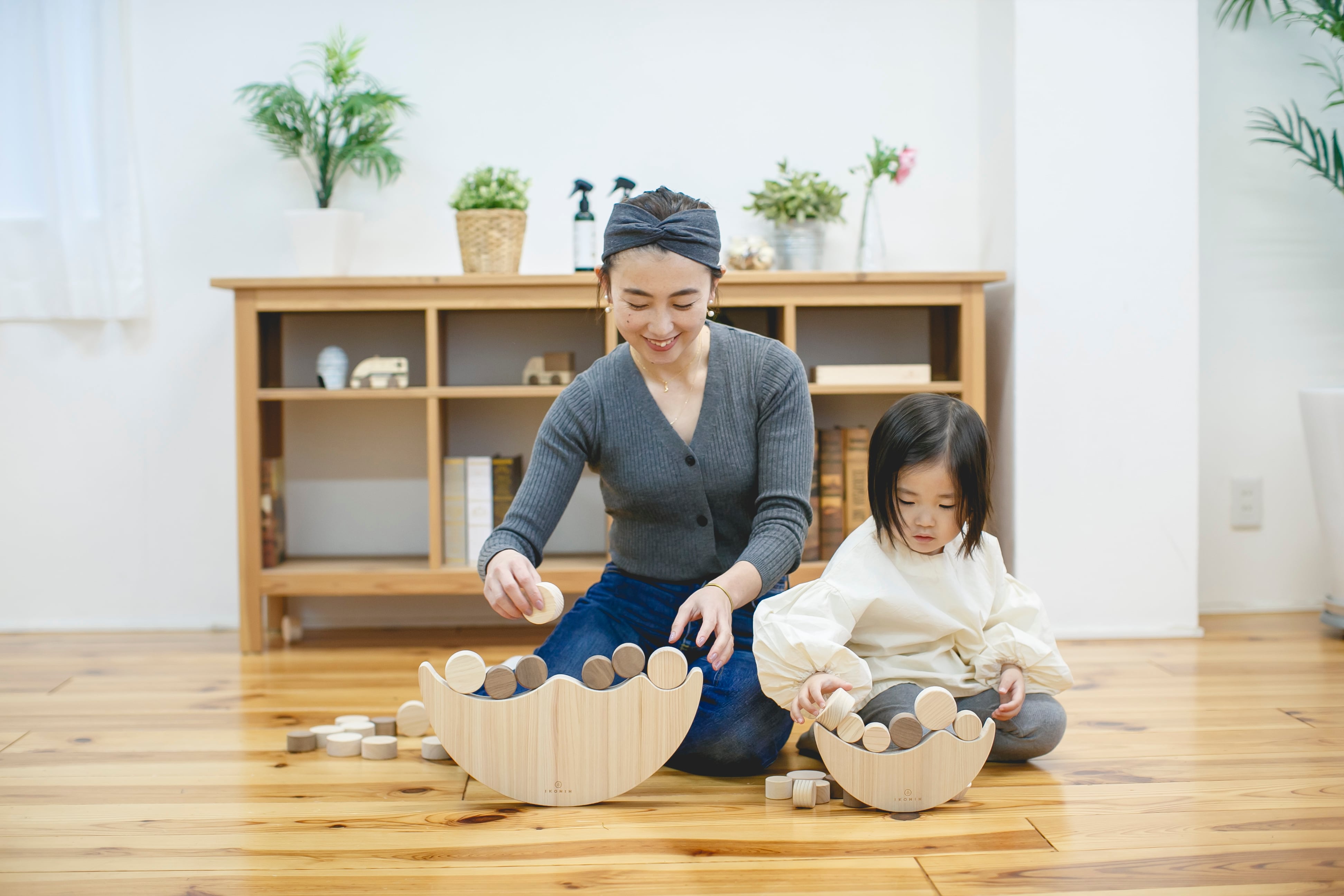 なみのりバブル SWING BUBBLES | 木のおもちゃ バランスゲーム | 木の