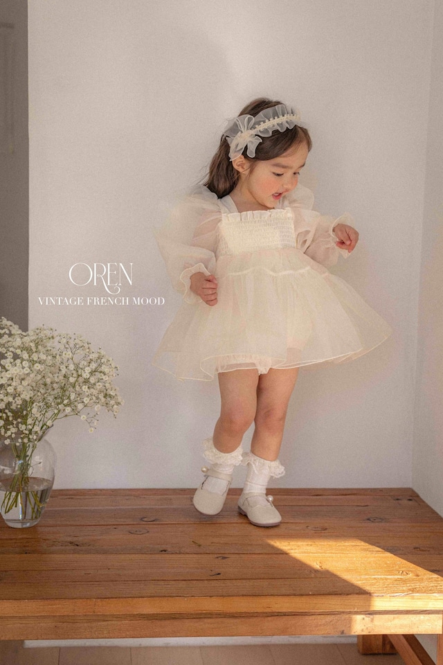ラスト1 creamS【即納】<OREN> Say organza suit