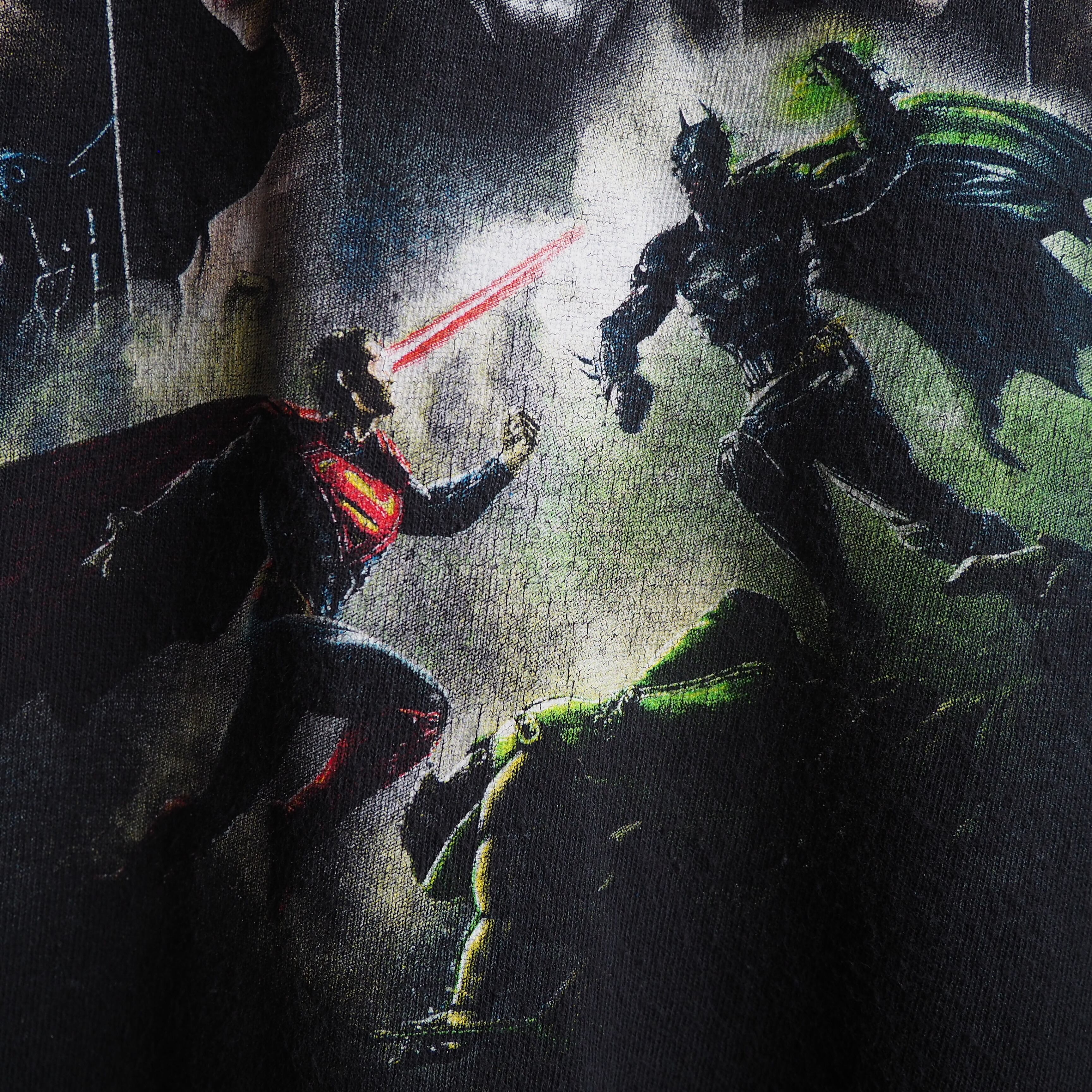 ” Injustice: Gods Among Us ” all star graphic printed Black loose Tee