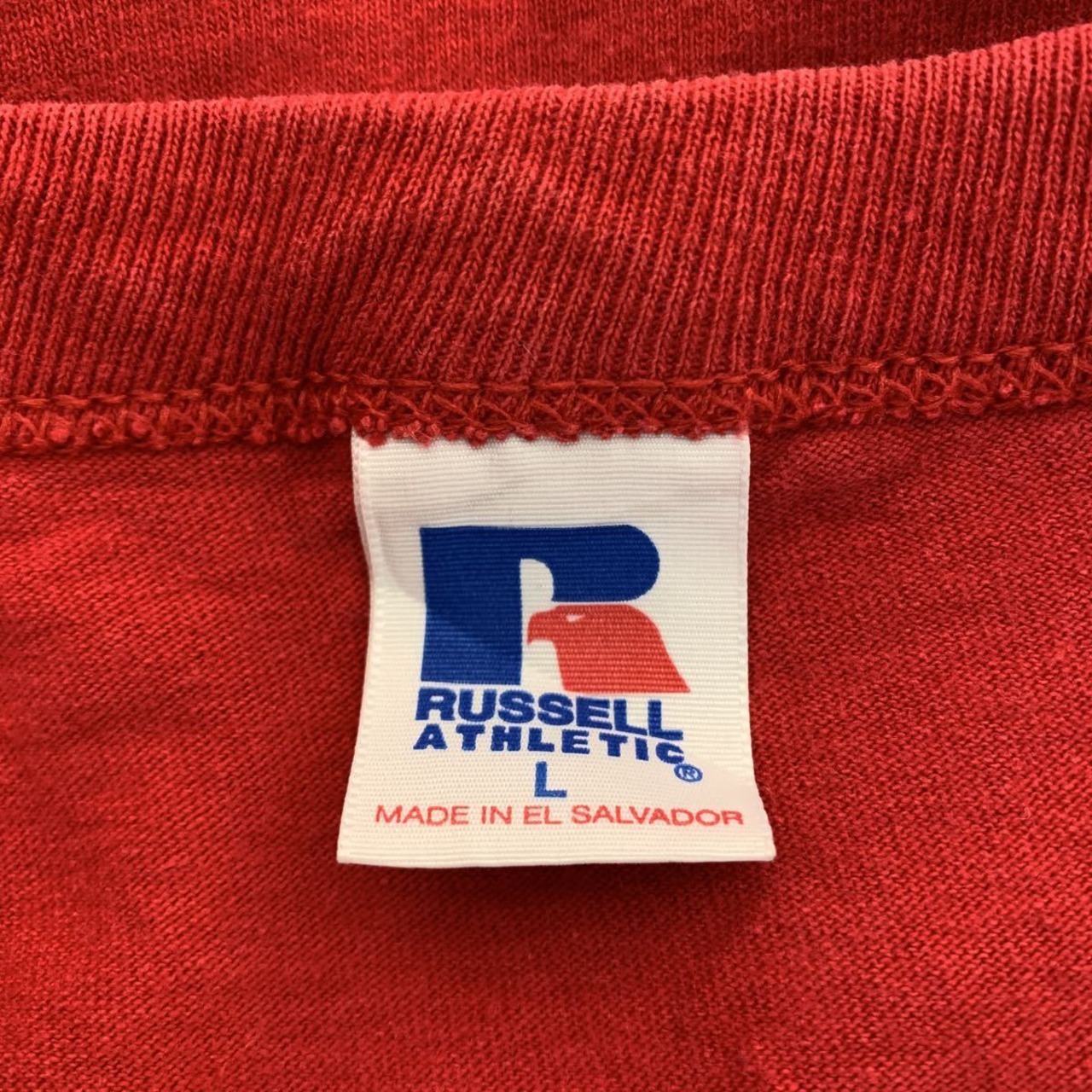 RUSSELL ATHLETIC タンクトップ L レッド ラッセルアスレチック 夏 