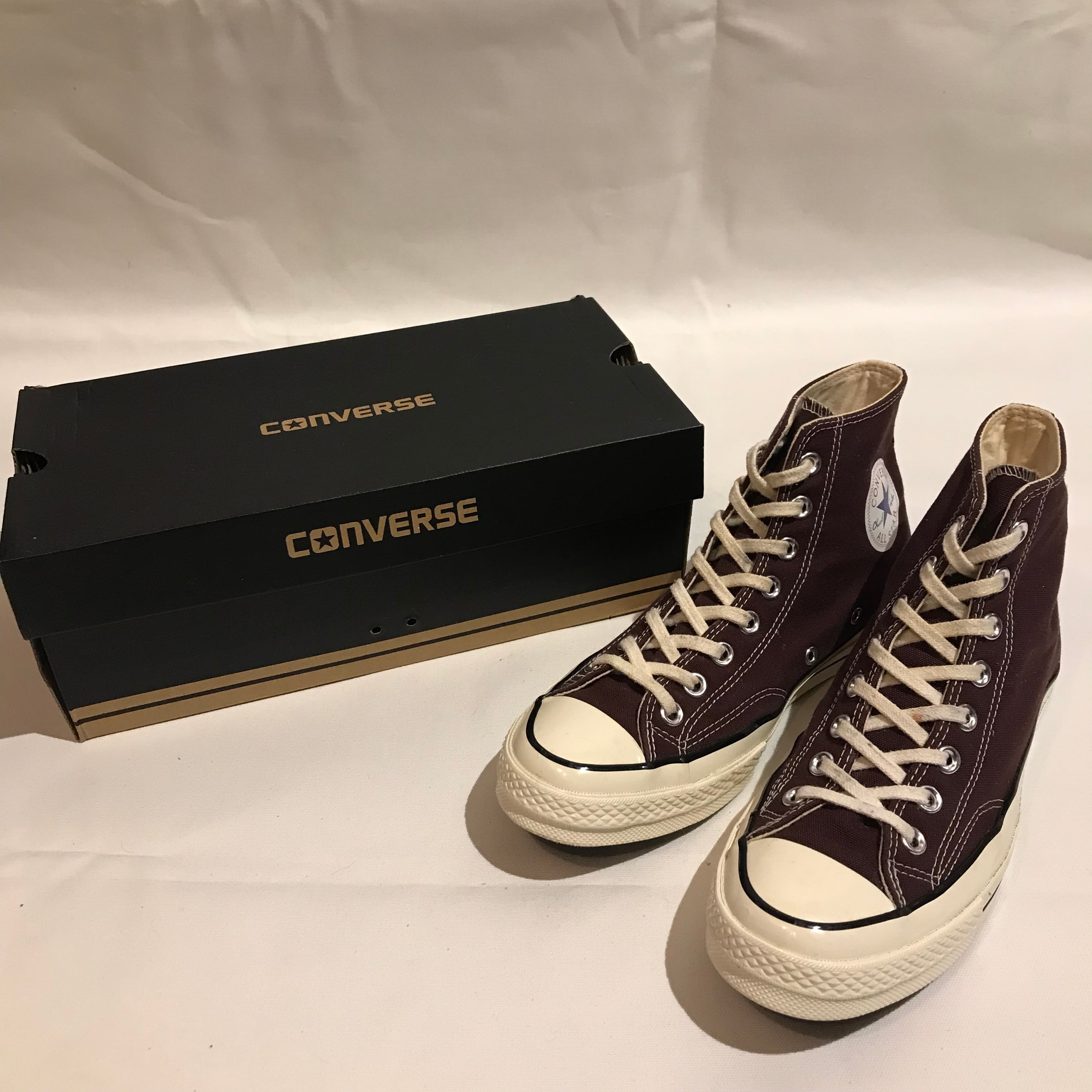 廃盤‼︎CONVERSE CANVAS ALL STAR CHUCK TAYLOR PREMIUM LINE CT70 チャックテーラー オールスター  ハイカット スニーカー US7.5 26cm コンバース チャックテイラー 靴 ビンテージ ヴィンテージ アメカジ 古着