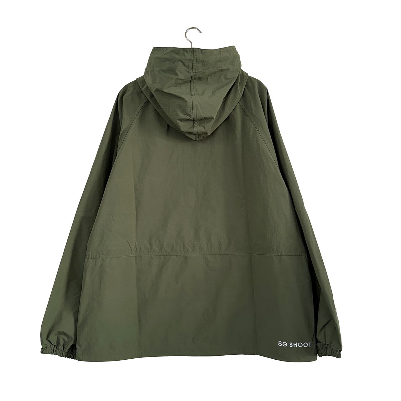 RIPSTOP PACKABLE ANORAK HOODIE -KHAKI- | 8G SHOOT WEBSTORE