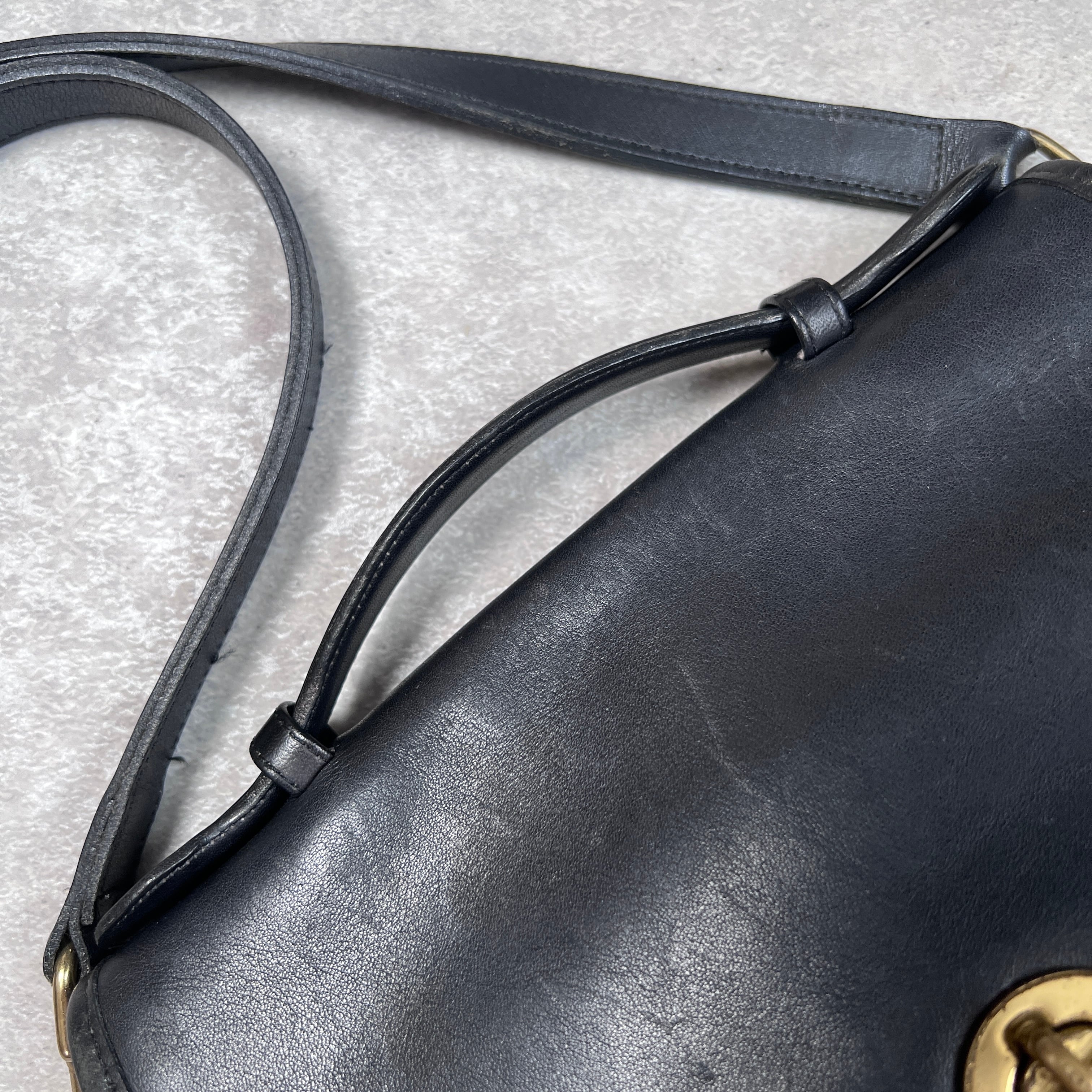 USED】COACH ミニサッチェル ショルダーバッグ《 オールドコーチ No