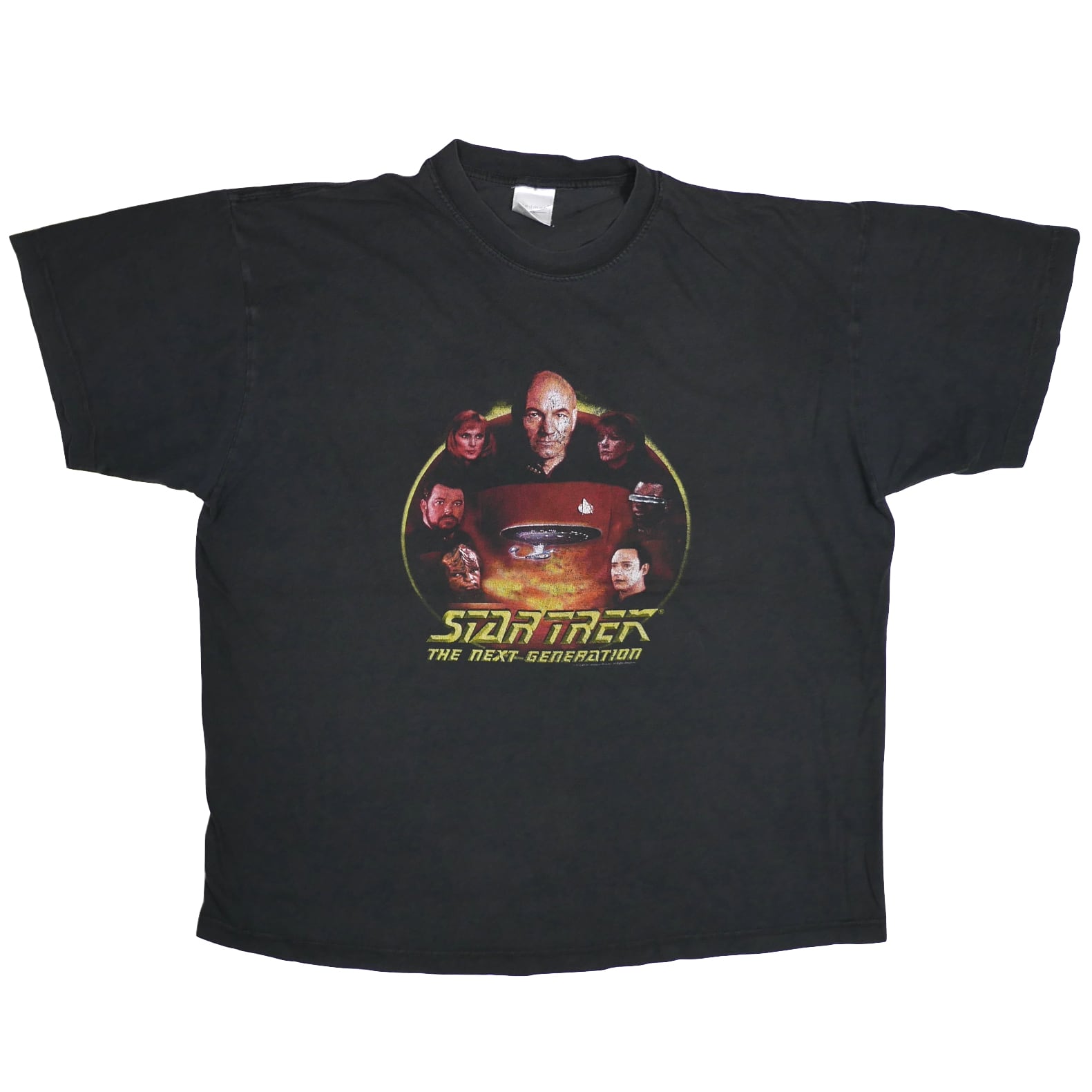 USED【L】00s Star Trek The Next Generation 新スタートレック Tee / Stedman ©2003