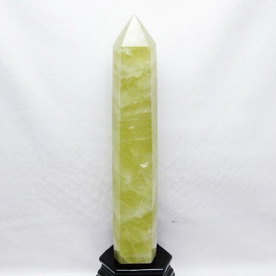 1.9Kg シトリン 六角柱 シトリンクォーツ ポイント 台座付属 一点物 152-4166