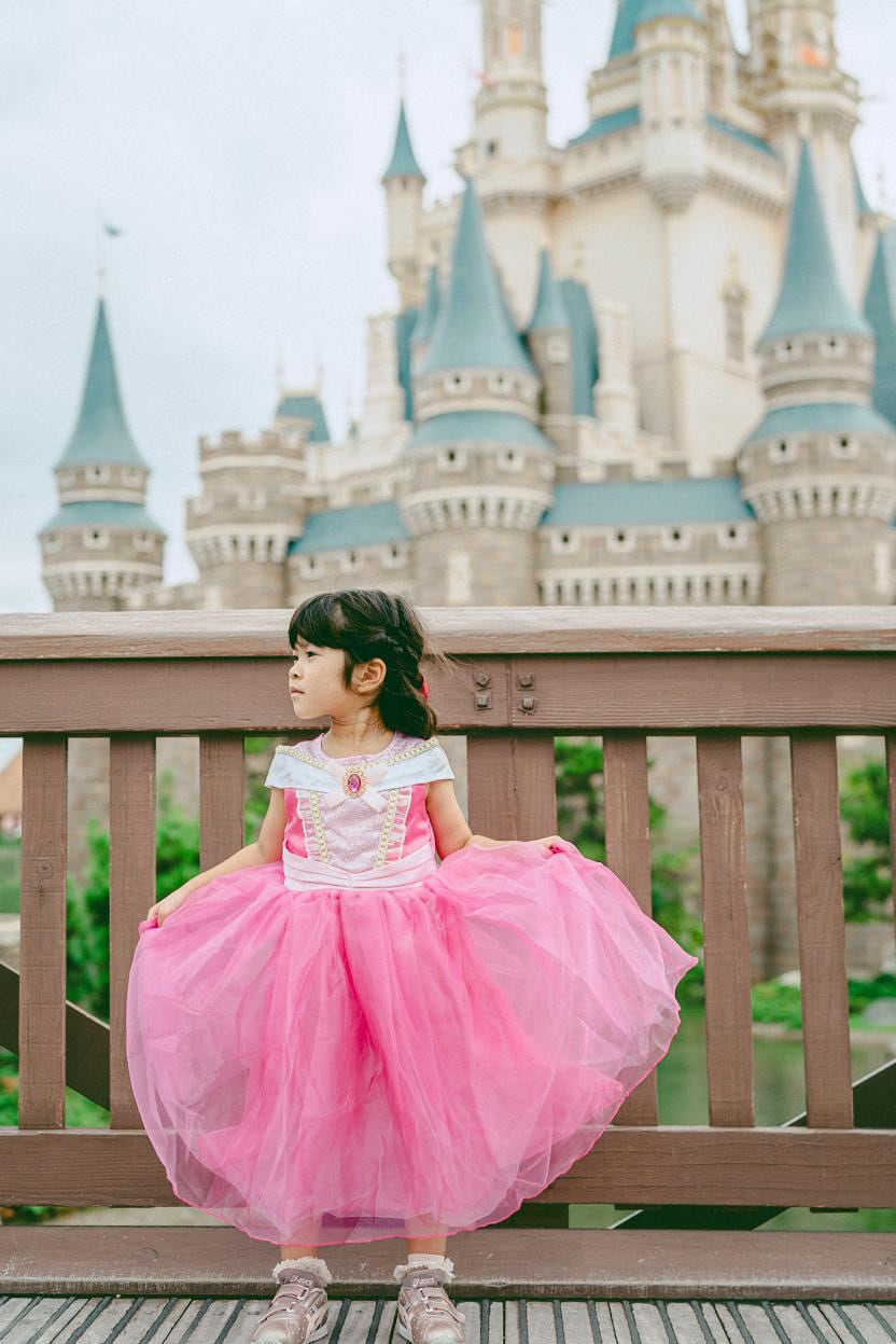 即納】オーロラ姫風プリンセスドレス［オーロラ姫 ドレス］ | こども服