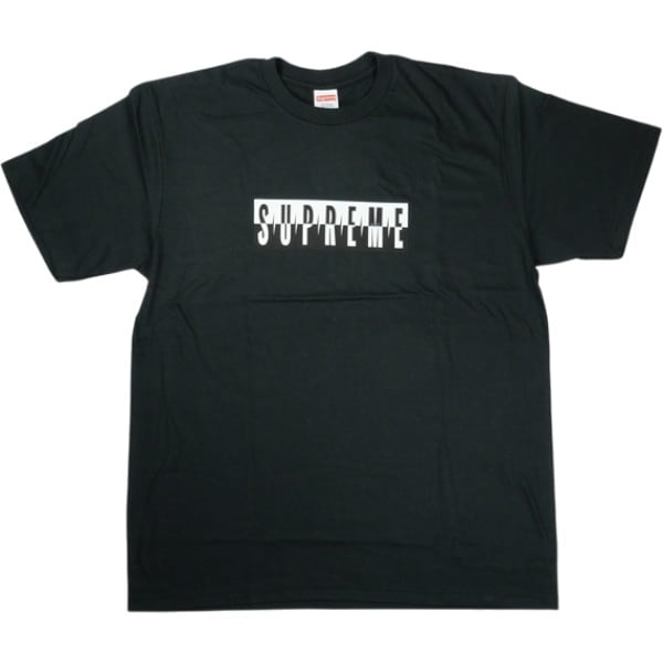 黒M】Supreme CDG Split Box Logo Tee black Supreme Split Tee Black