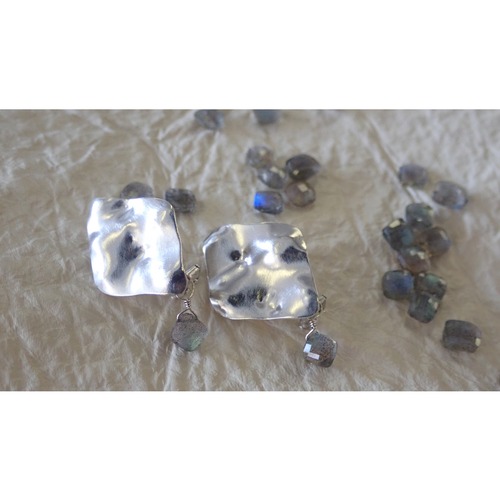 After the rain...【the Morpho】 Clip-on Earrings