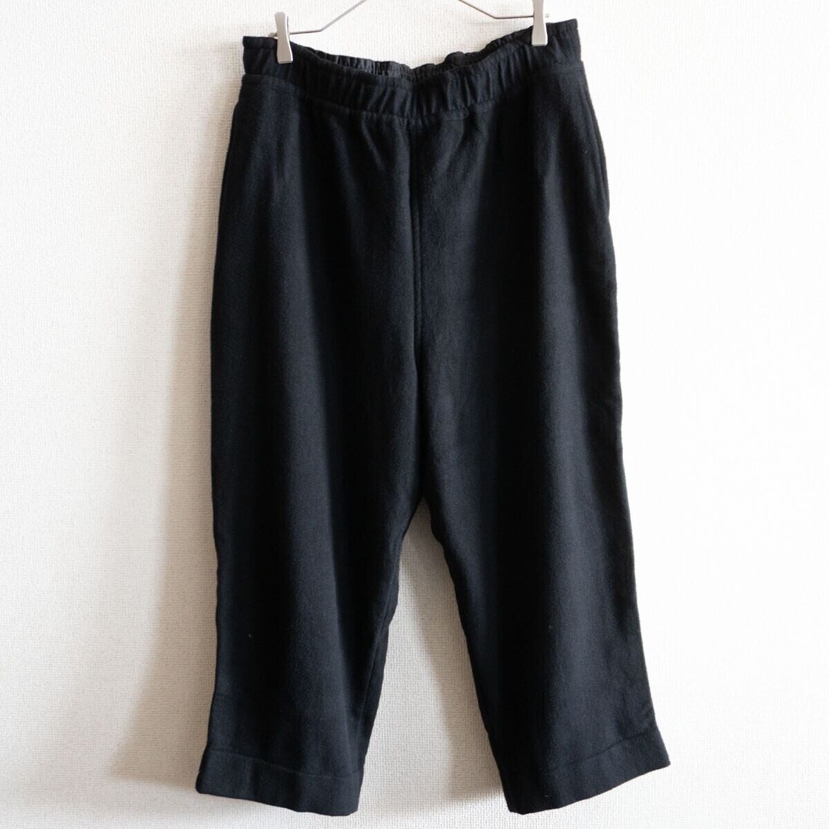 【極美品】PORTER CLASSIC【カシミヤ イージーパンツ】4 ブラック ポータークラシック 26031013 極美品】PORTER CLASSIC【カシミヤ イージーパンツ】4 ブラック