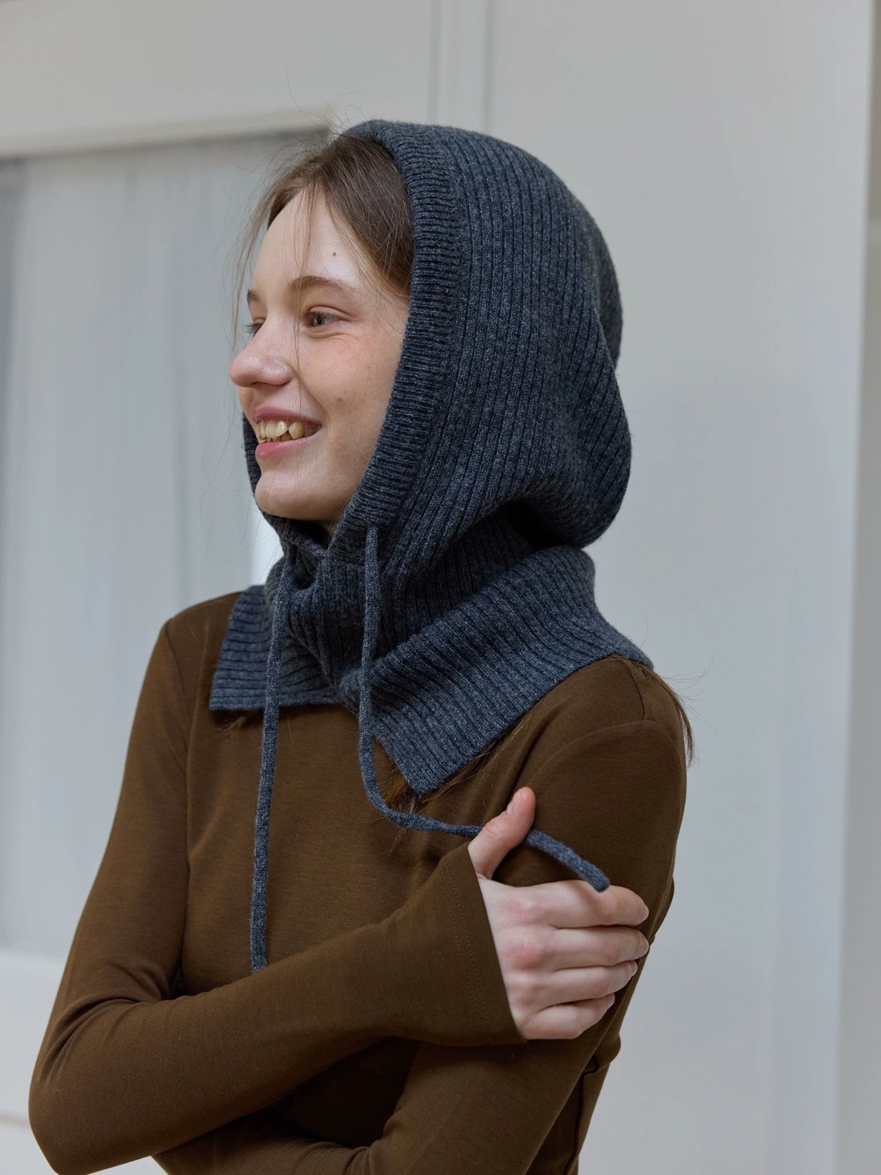 Côtelé Knit Balaclava F0822