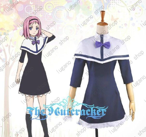 極黒のブリュンヒルデ　カズミ.シュリーレンツァウアー 風 コスチューム コスプレ衣装   完全オーダメイドも対応可能 K4109 極黒のブリュンヒルデ カズミ.シュリーレンツァウアー 風