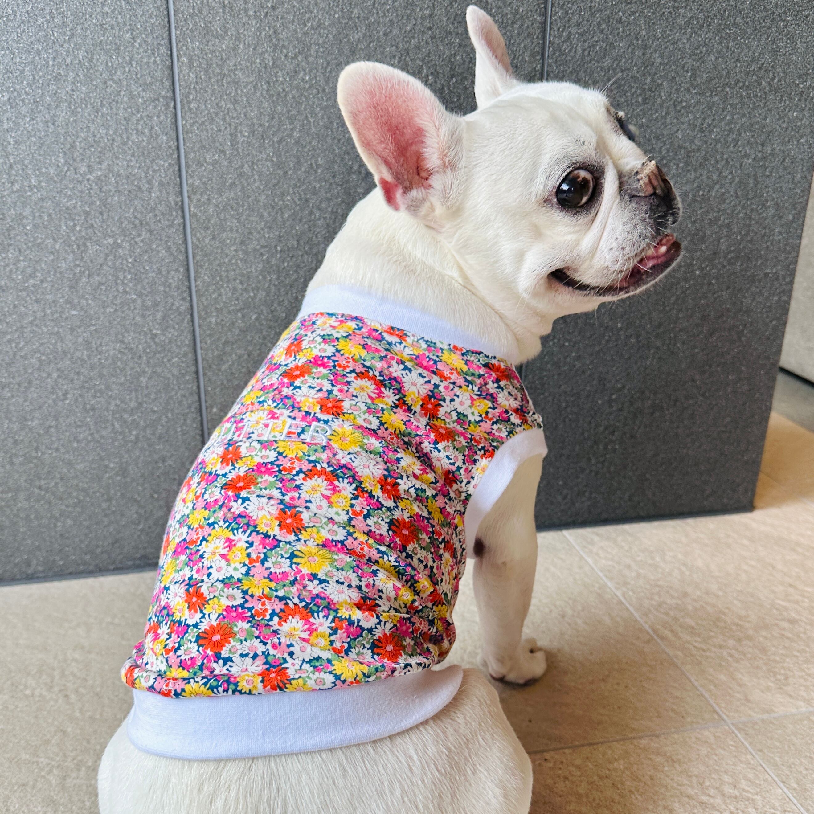 フロントメッシュタンクトップ＊リバティ柄＊ | 犬服BUTTER