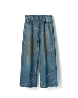 ssstein "BAGGY DENIM JEANS 〔INDIGO〕"