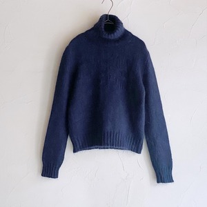 ralph lauren mohair turtle knit