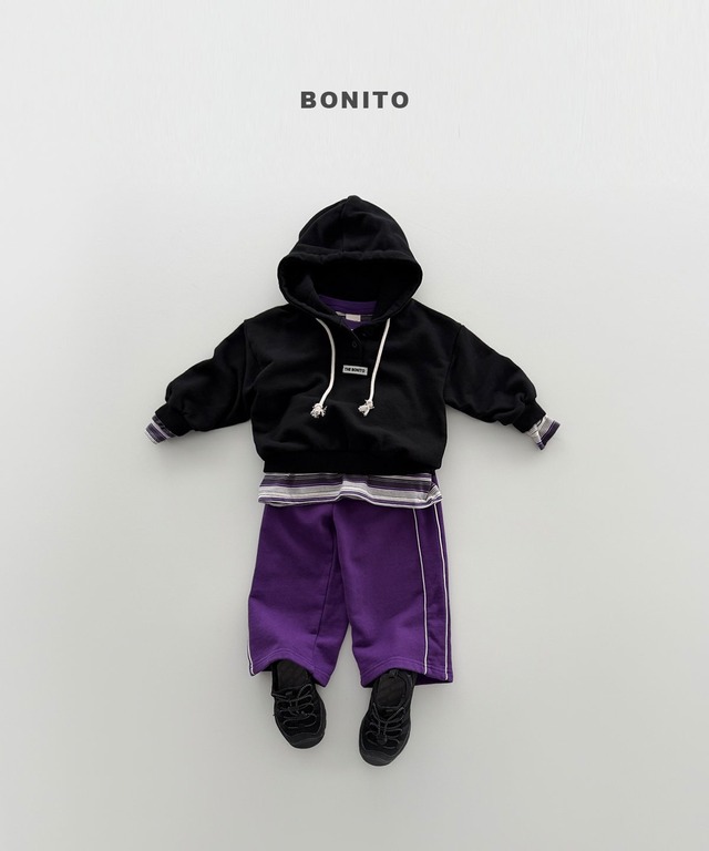 《予約》送料無料【BONITO】Side Line Wide Pants