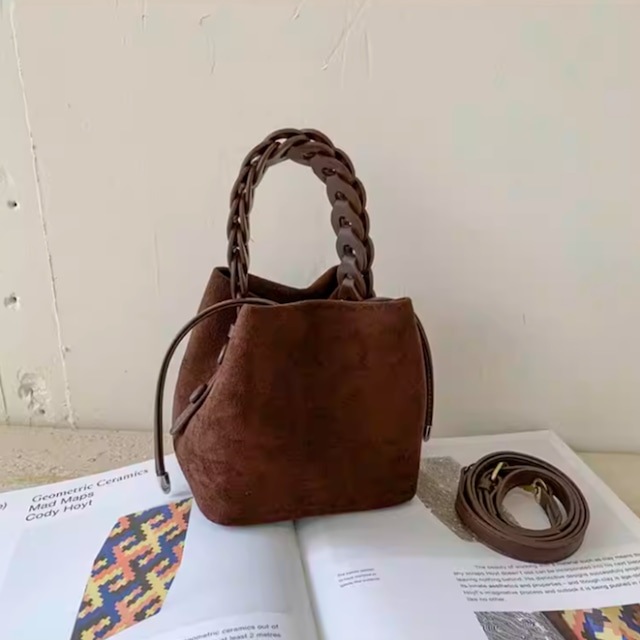 スエードライク・チェーンモチーフミニバッグ 251103