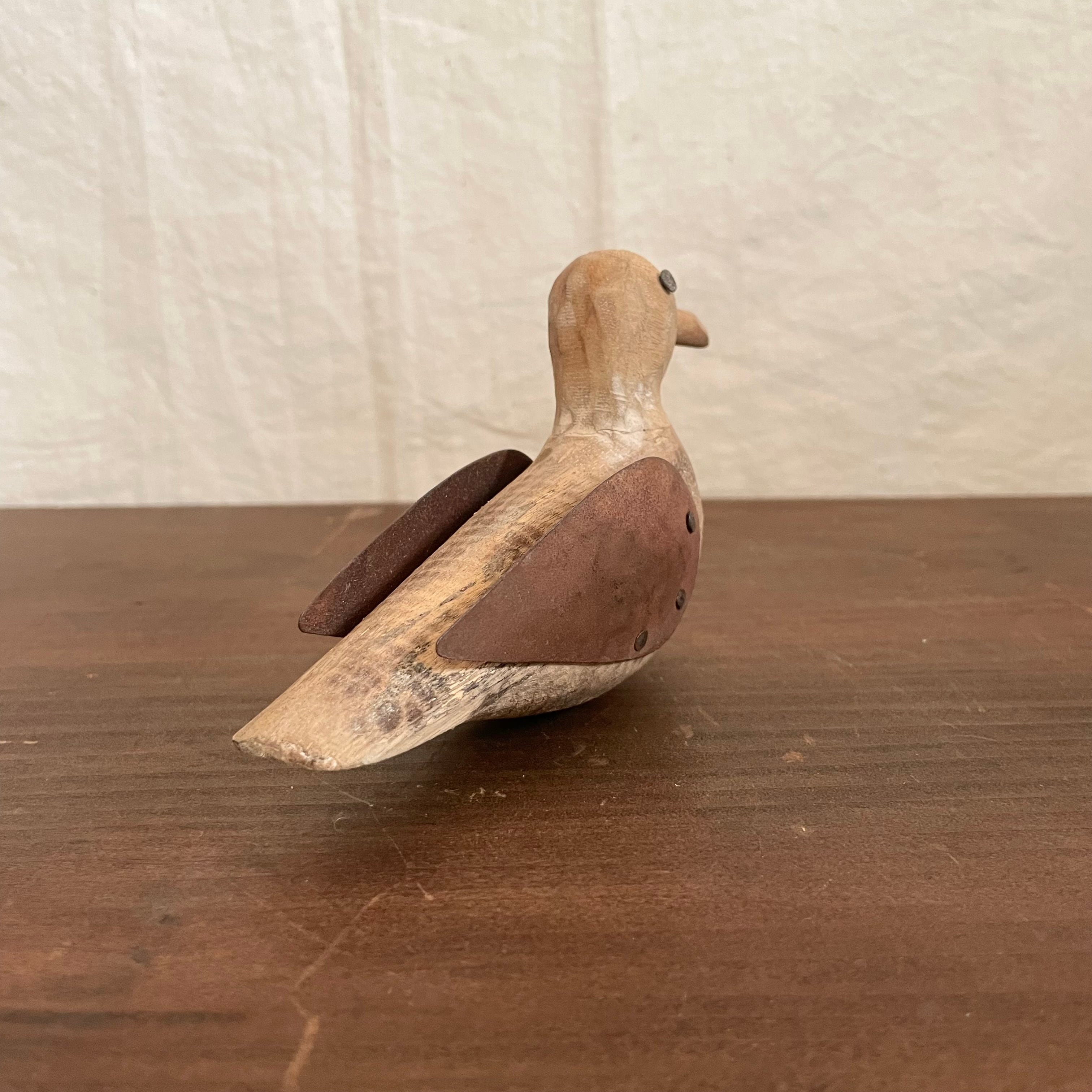 木と金属の鳥 | tsuitachi craft&brocante