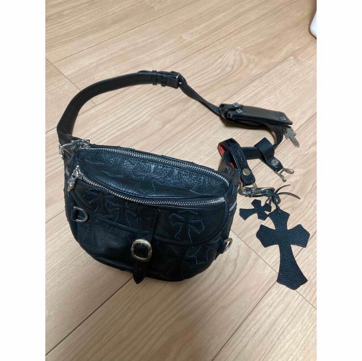 CHROME HEARTS クロムハーツ スナットパック クロスパッチ アフター