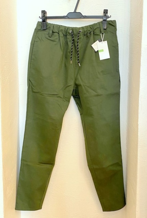 Stretch Twill Ankle Cut Pants　Olive