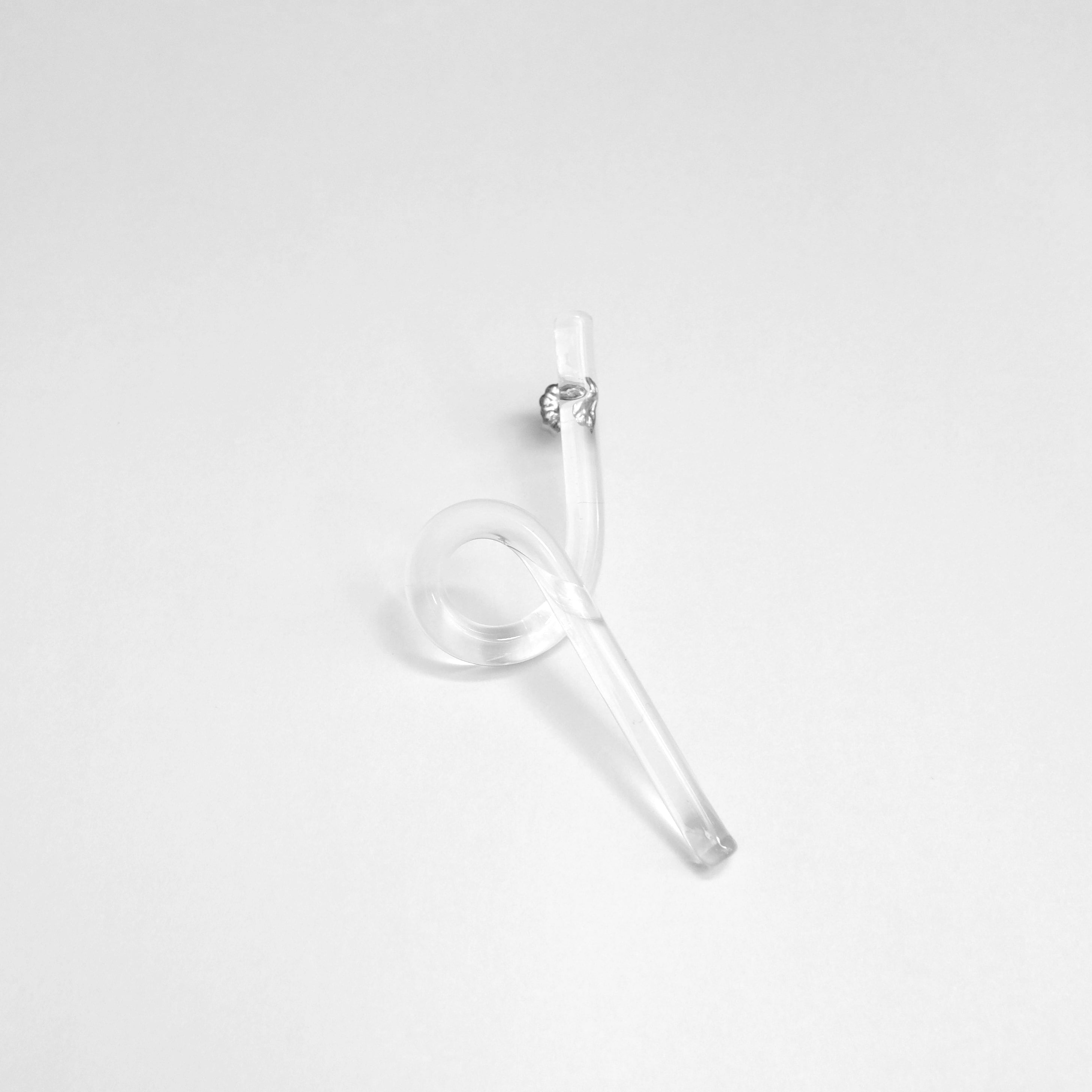 ピアス EOU STUDIO TANGLE EC 01 _cthruit シースルーイット scribble earring ピアス 【Clear