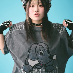 【GALFY】病みに染まりしTシャツ 142021 ガルフィー カットソー Tシャツ ストリート ブランド ユニセックス