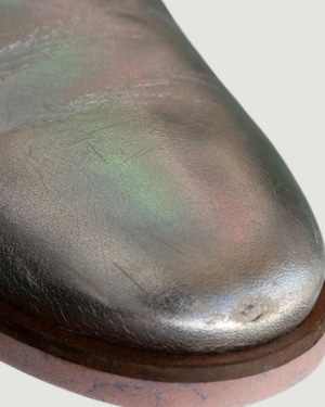 【古着】TED BAKER シルバーレザーシューズ