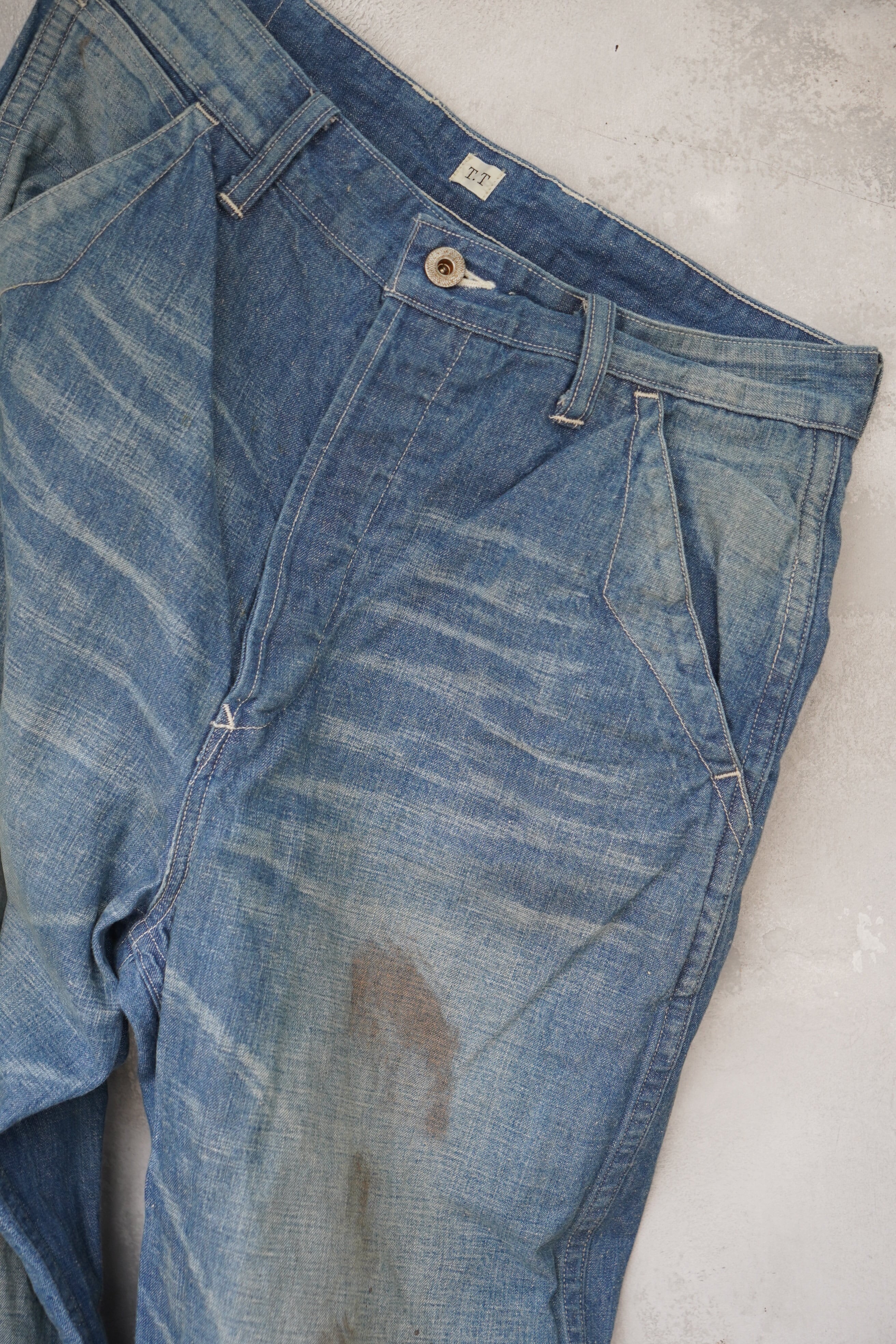 TAIGA TAKAHASHI / LOT.709 MODIFIED DENIM WORK TROUSERS | LiNN