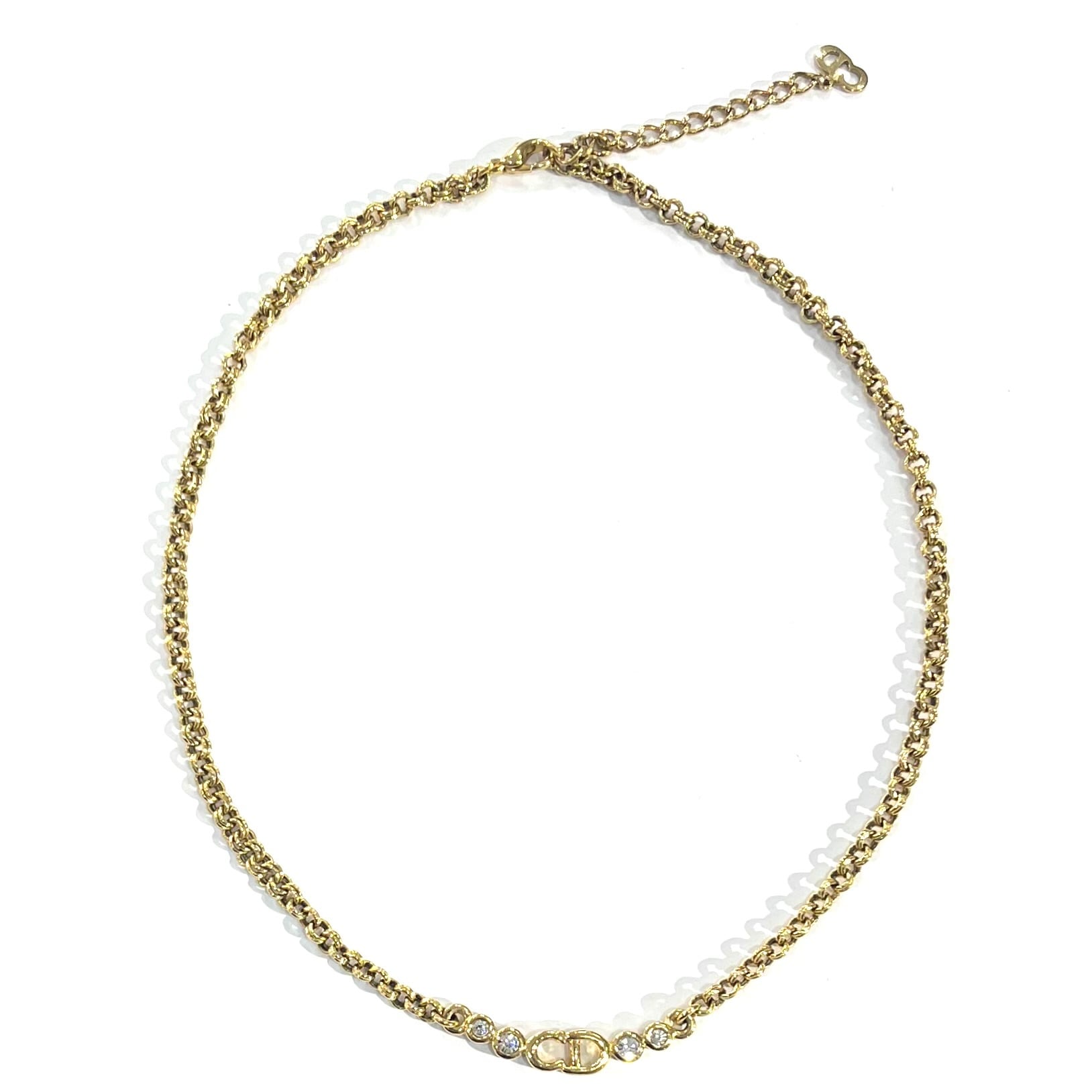 Christian Dior】2540 DIOR ディオールロゴ CDロゴ ネックレス Christian Dior】2540 DIOR ディオールロゴ CDロゴ ネックレス