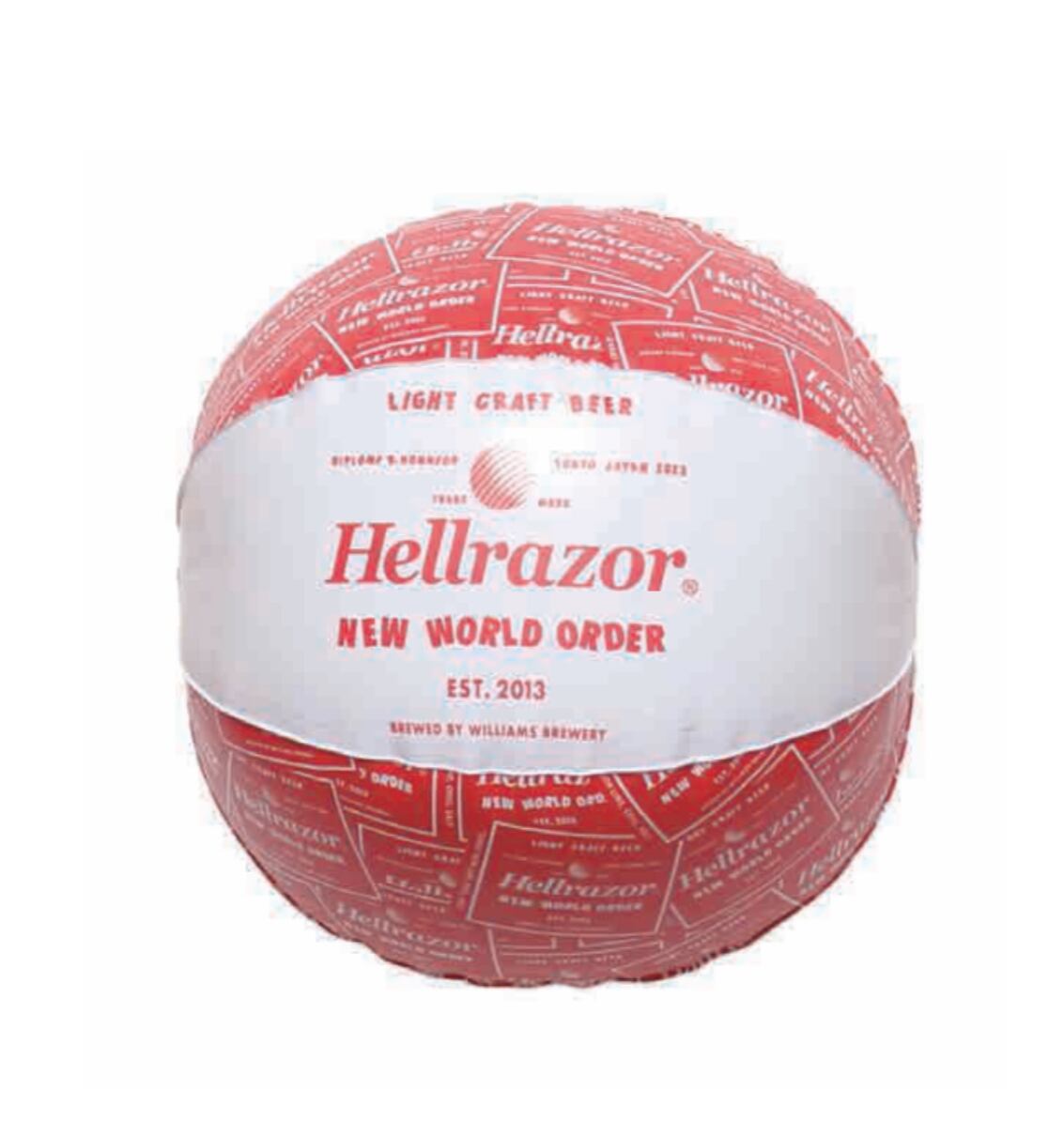 HELLRAZOR / NWO BEER LABEL BEACH BALL