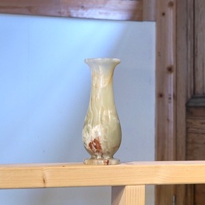 Vintage Natural stone flower vase #38