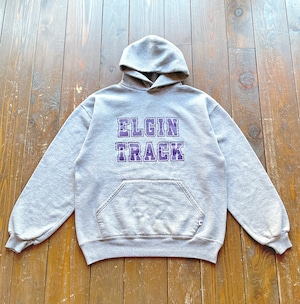 80s RUSSEL ATHLETIC 〝 ELGIN TRUCK 〟print  Sweat Hoodie  / Size LARGE