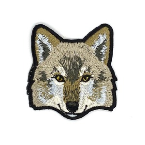 メキシコオオカミの刺繍ワッペン