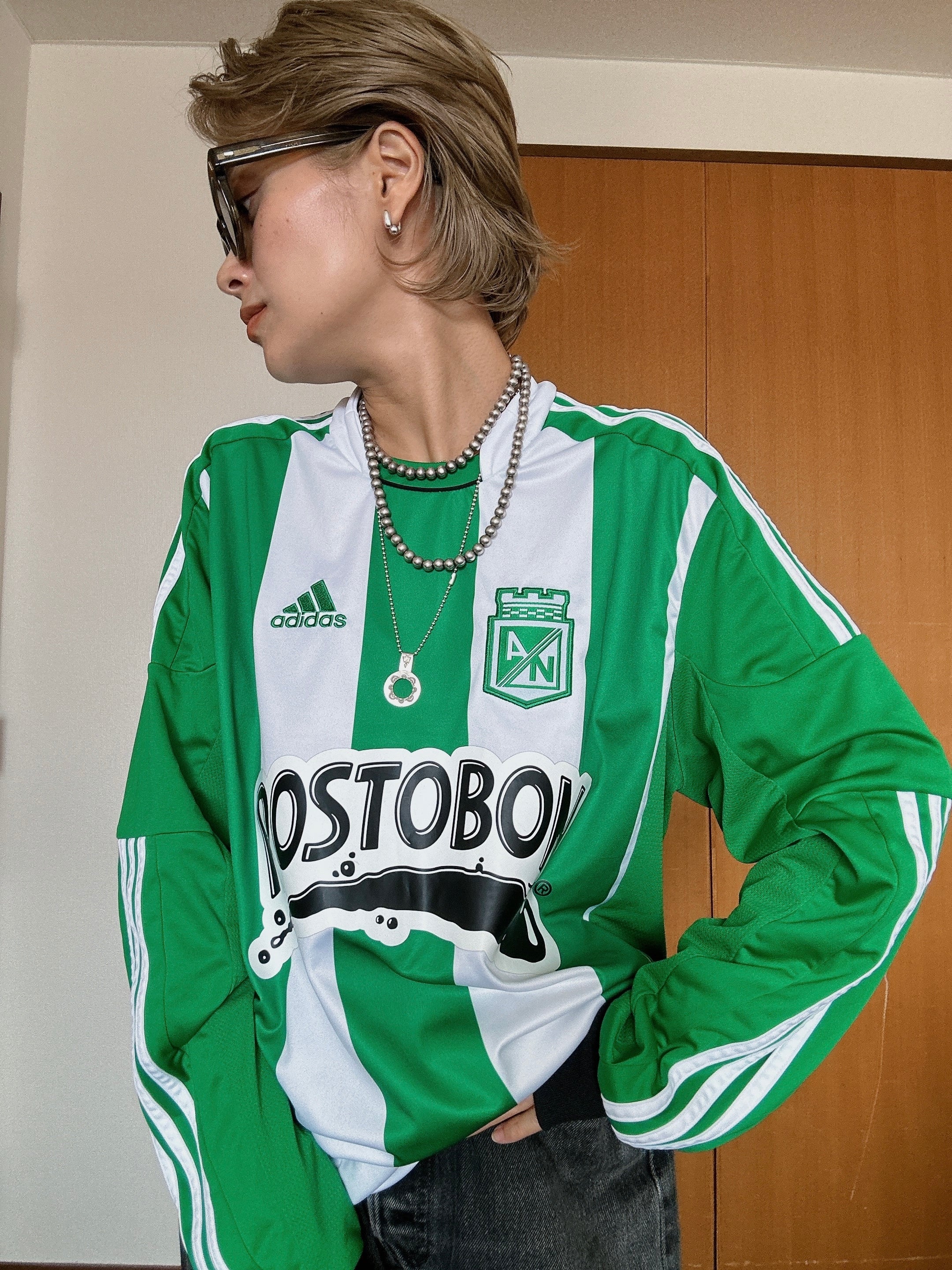 (SH1032)adidas Football Columbia league game shirts