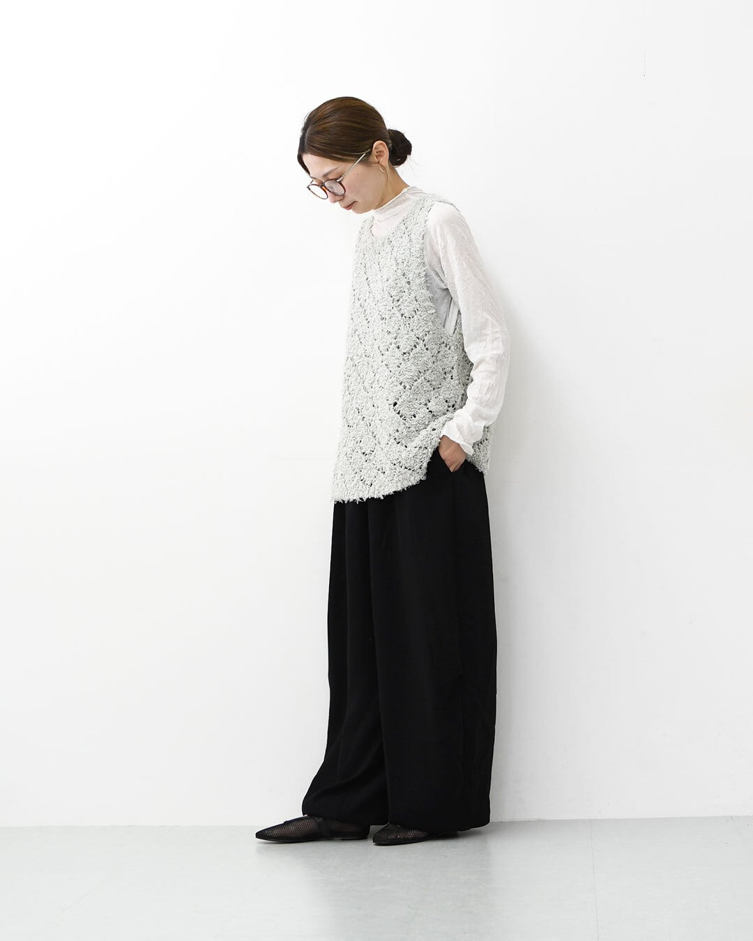 mizuiro ind [ミズイロ インド] patterned vest [1-220069] パターン