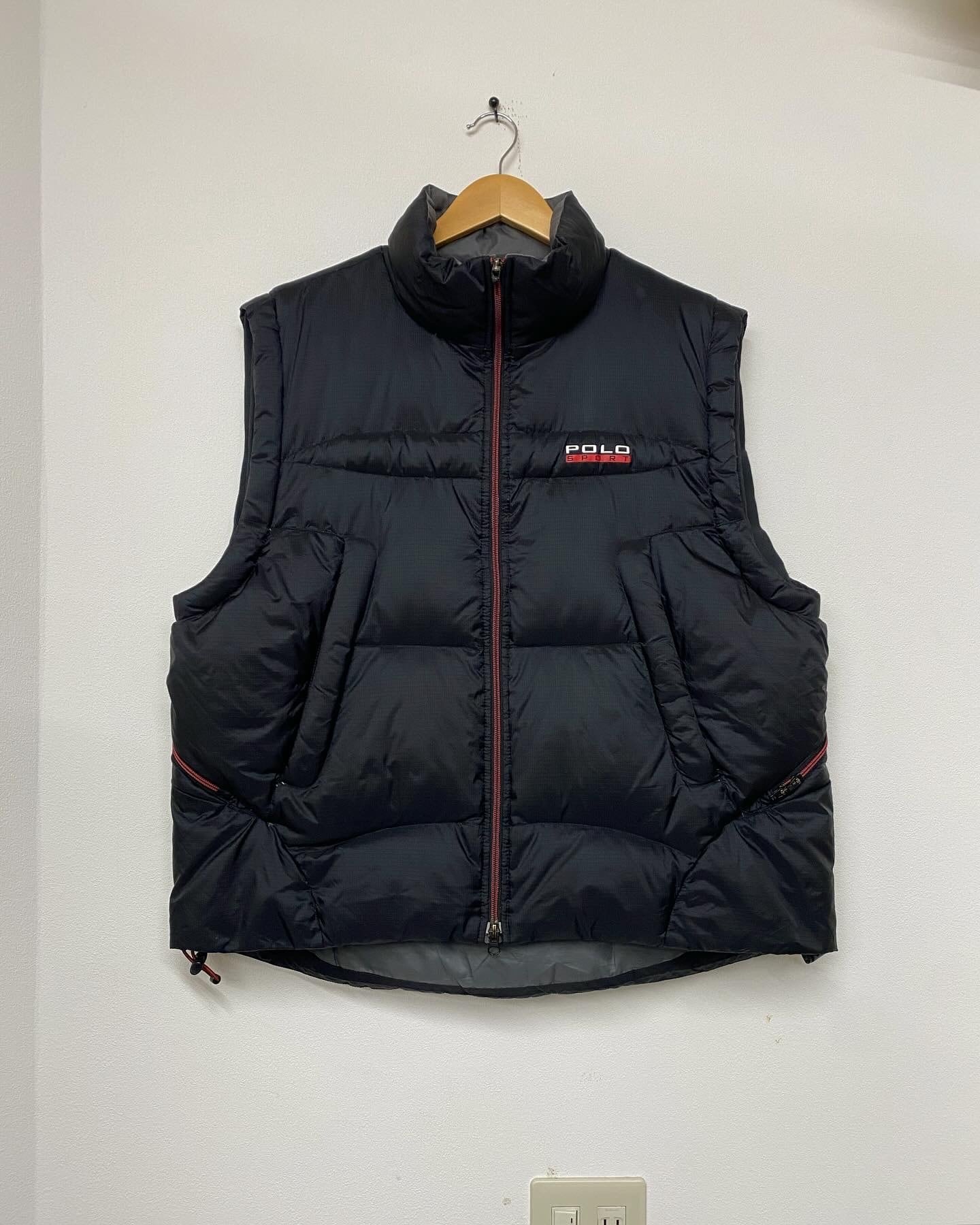 90sPoloSport Nylon Ripstop Down Vest/L-XL | ACIDHOUSE 90sPoloSport Nylon Ripstop Down Vest/L-XL | ACIDHOUSE