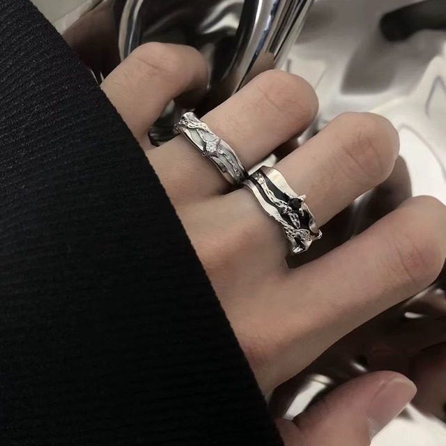 ღワイルドな輝き、自由なスタイル！【ACCシリーズ】★指輪★ ユニセックス 飾り物 開口サイズ調整可能 アクセサリー 小物