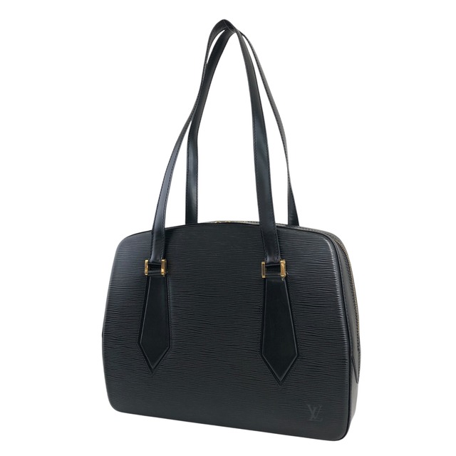 LOUIS VUITTON ルイヴィトン ヴォルテール エピ ハンドバッグ ブラック レザー M52432 vintage ヴィンテージ オールド 4mmc8r