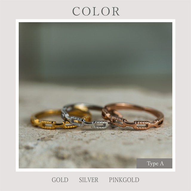 Ring -Gold/Silver/PinkGold-