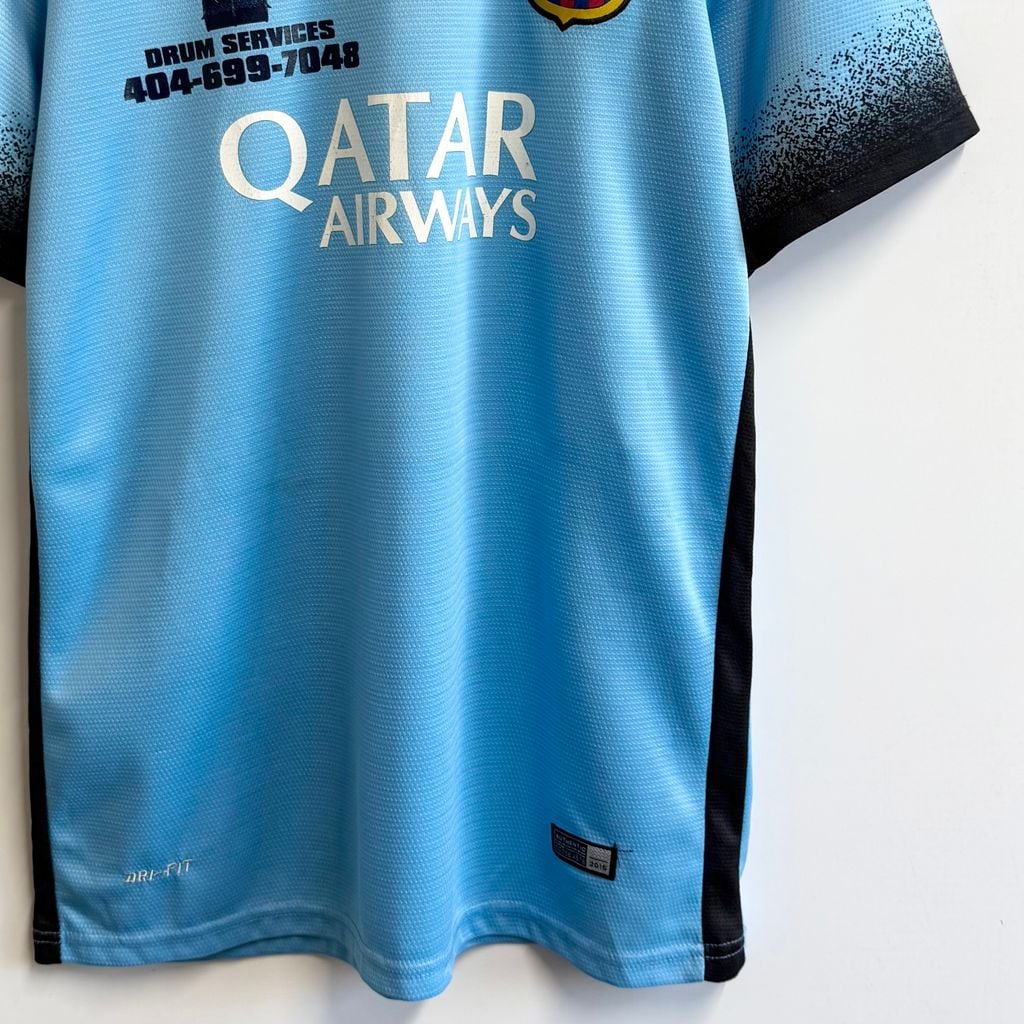 NIKE ナイキ FCバルセロナ バルサ 2015-16 サードユニフォーム 水色 No
