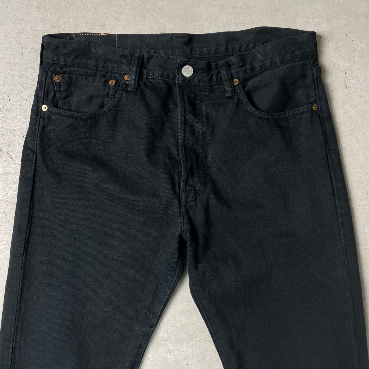 Levi's リーバイス 501 ストレート ブラックデニムパンツ メンズW33