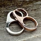 Recoil&co Two Finger Ring plain　Knuckle ring
